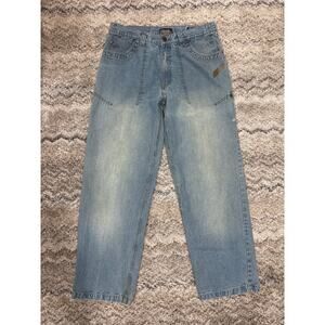 Raider Y2K Baggy Jeans Men’s Size 34X34(PLEASE READ DESCRIPTION)